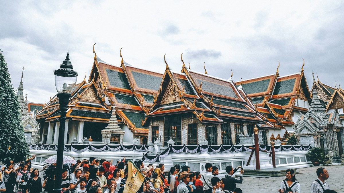 นักท่องเที่ยวที่วัดพระแก้ว กรุงเทพฯ